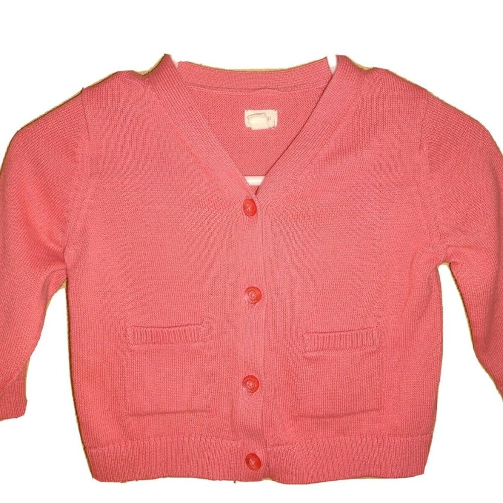 Baby Gap 3-6 Months Button-Up Pink Sweater SHIPS FREE!